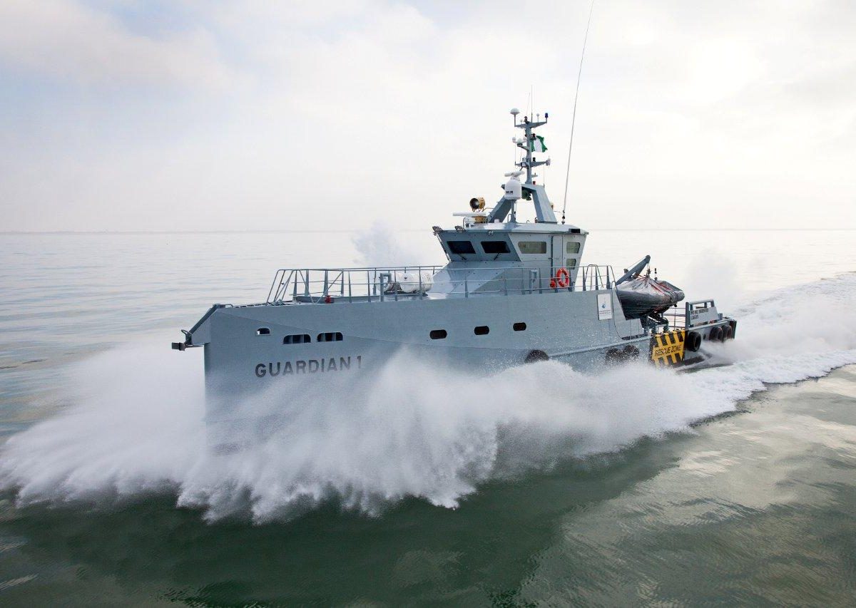 New patrol boat deployed offshore in Nigeria