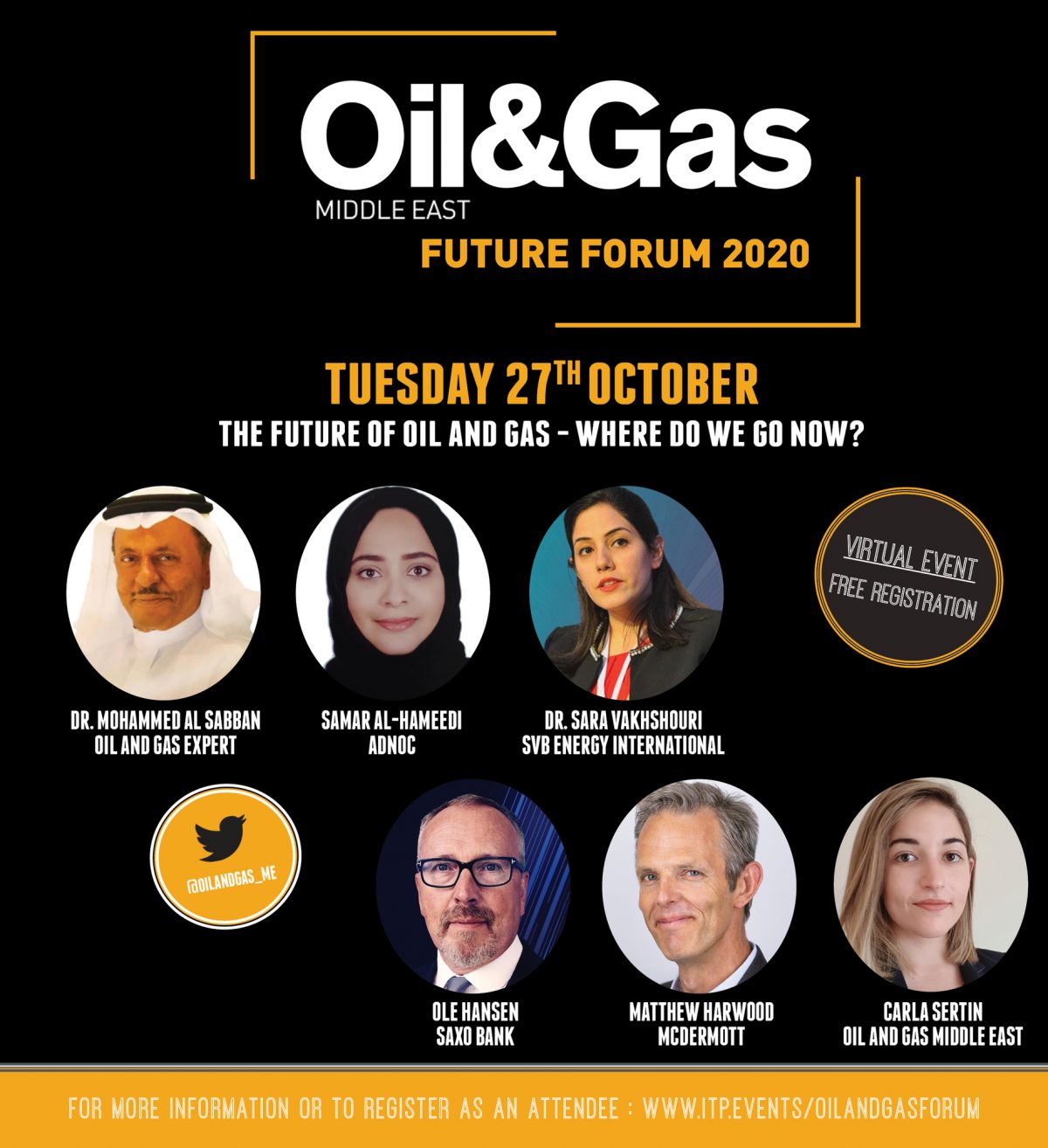 Last chance to register for the Oil & Gas Future Forum today at 12PM