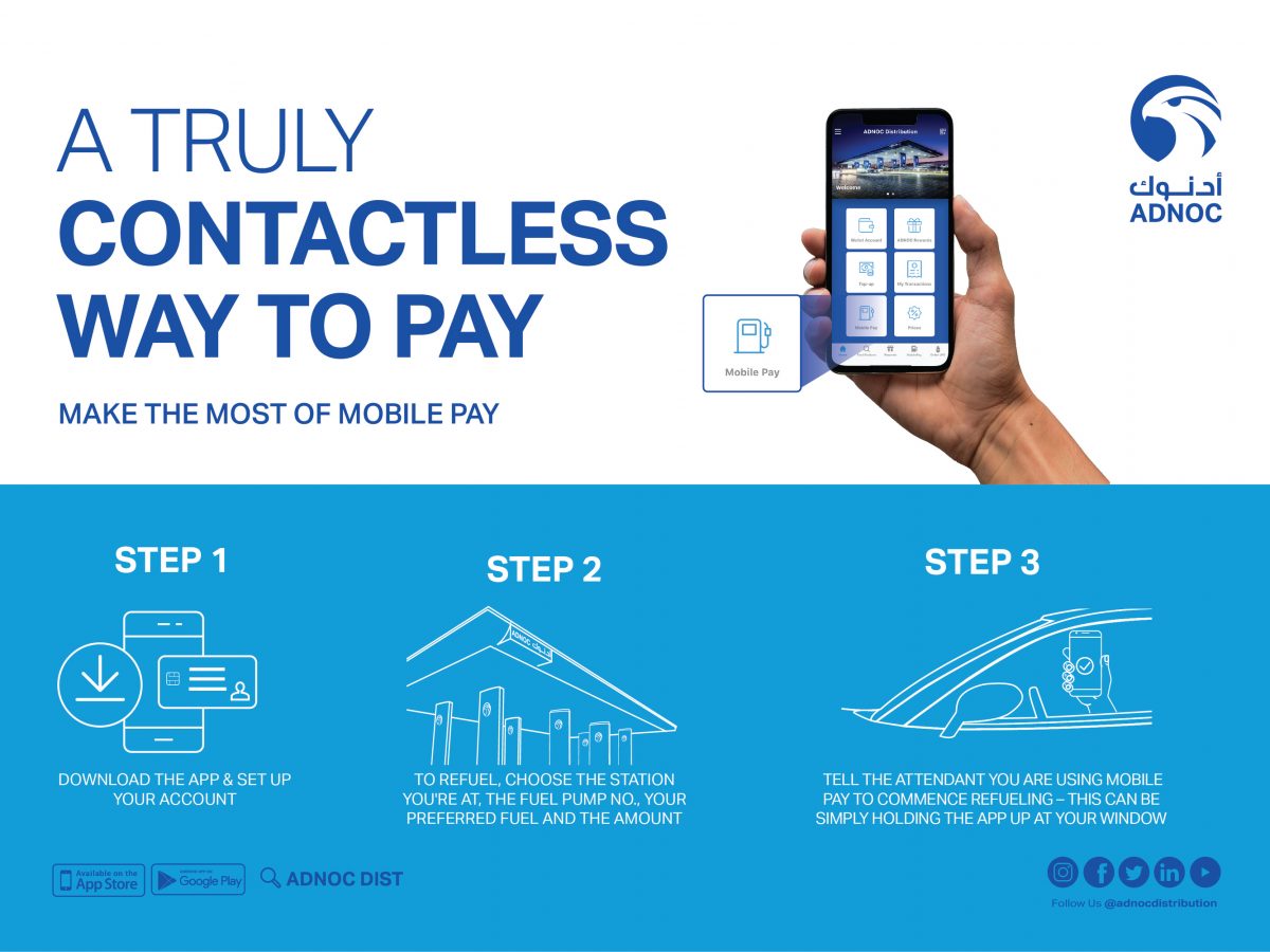 ADNOC Distribution activates contactless payment options across stations