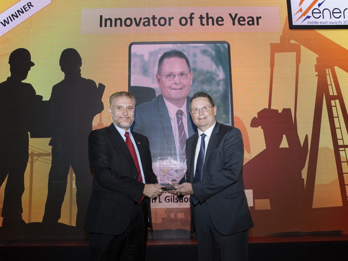 Innovator of the Year 2019 winner at the Middle East Energy Awards announced