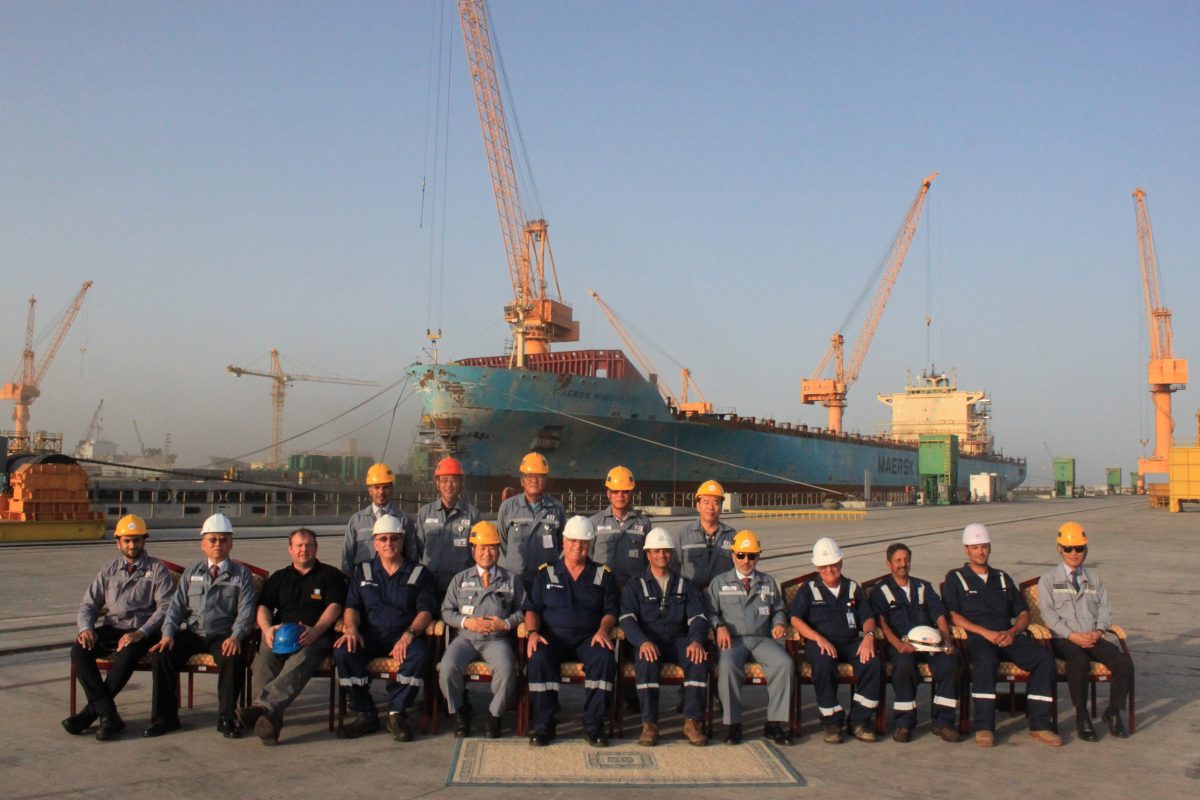 ODC celebrates 200th dry docking with Maersk