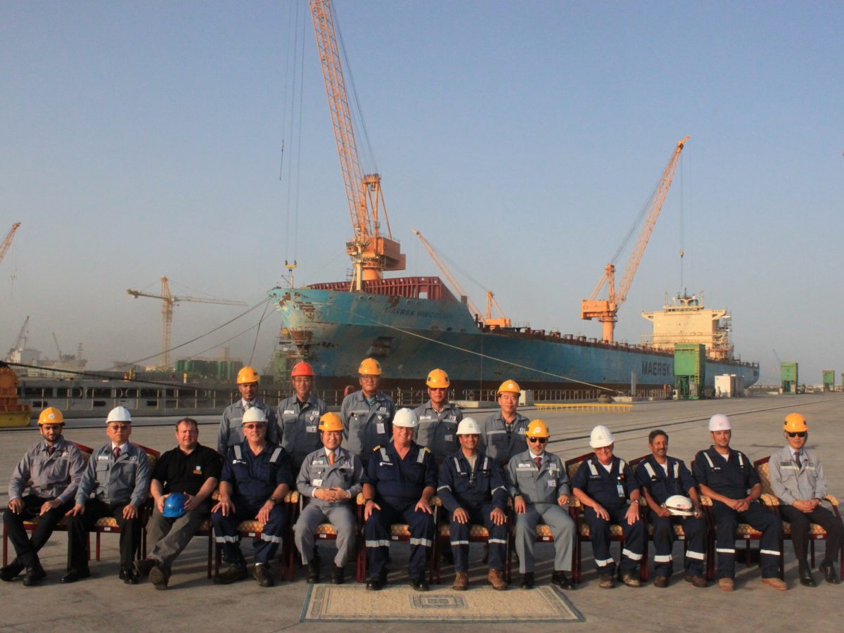 ODC celebrates 200th dry docking with Maersk