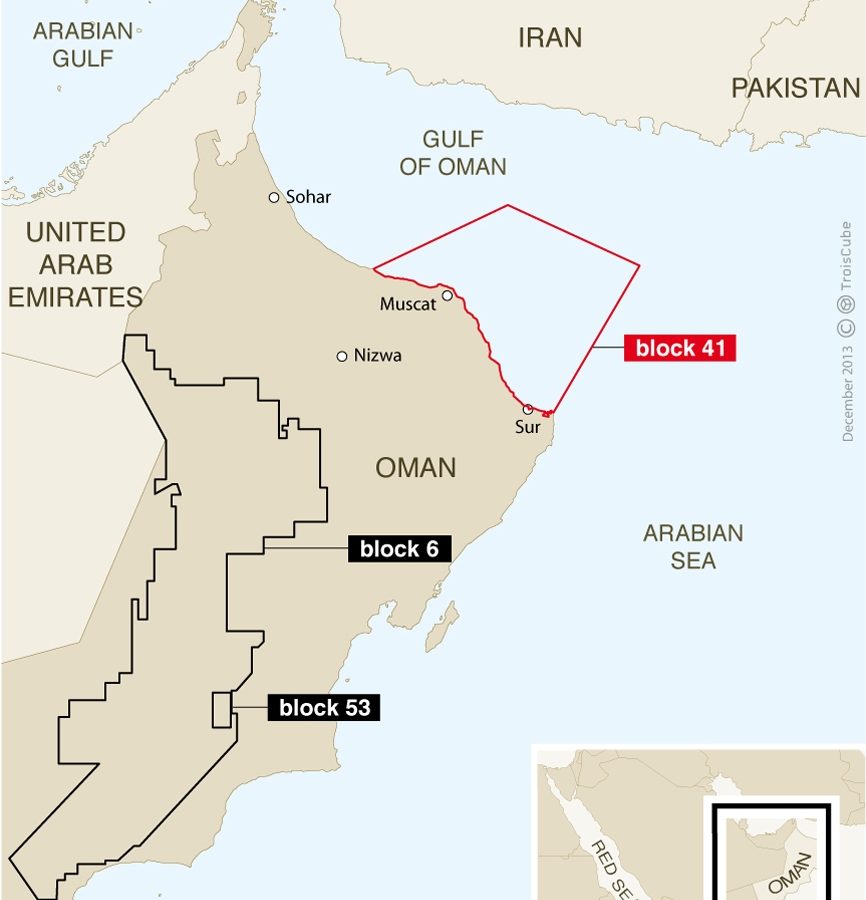 Total delves into unexplored area of offshore Oman