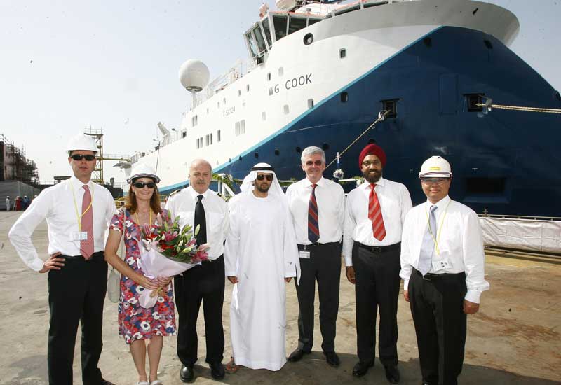 Dubai yard delivers seismic vessel for WesternGeco