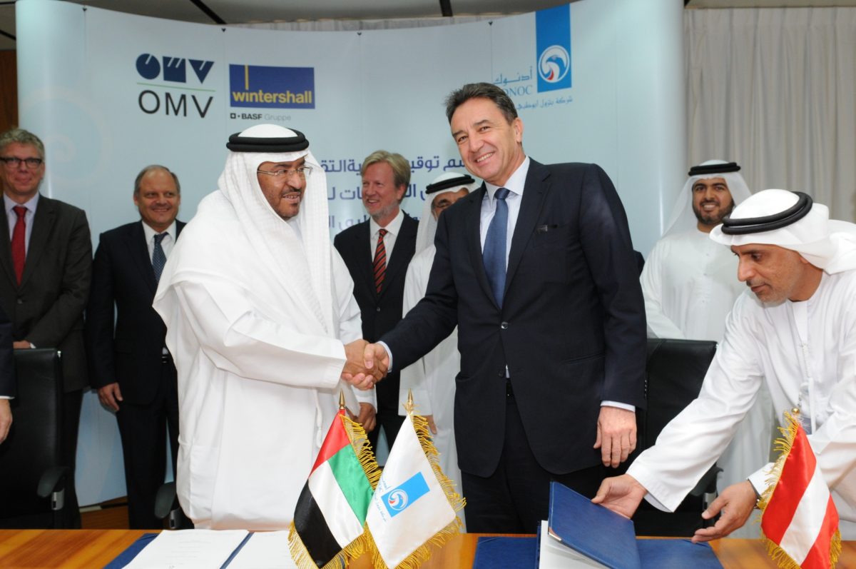 Wintershall and OMV sign for Abu Dhabi sour field