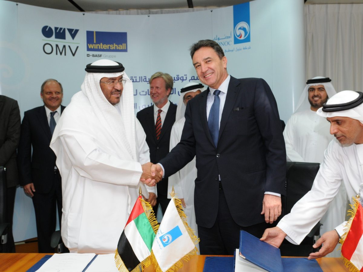 Wintershall and OMV sign for Abu Dhabi sour field