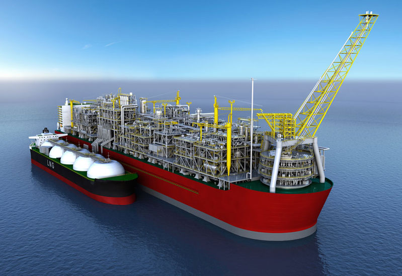 Shell Begins Work On Giant Prelude FLNG Vessel Oil Gas Middle East