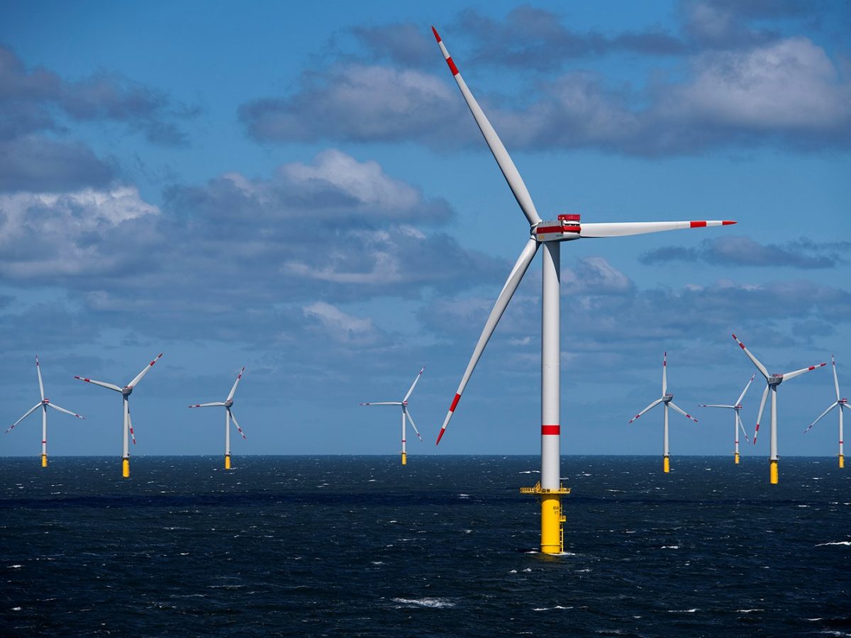 Offshore wind farm.