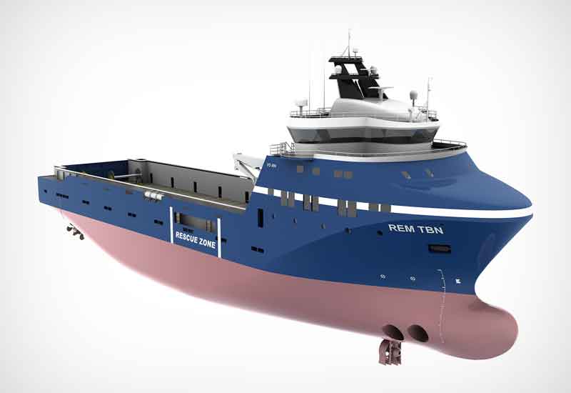 LNG powered platform support vessel launched