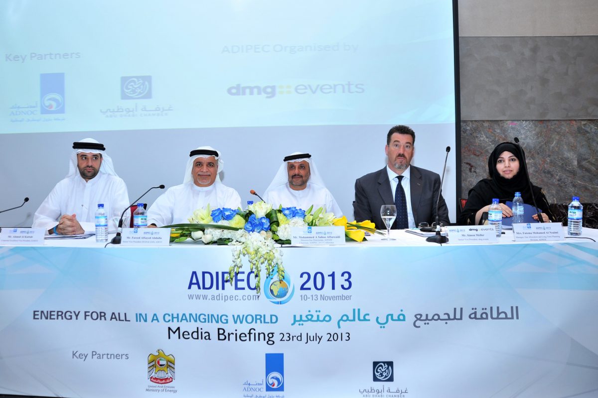 ADIPEC 2013 - 'Energy for all in a changing world'