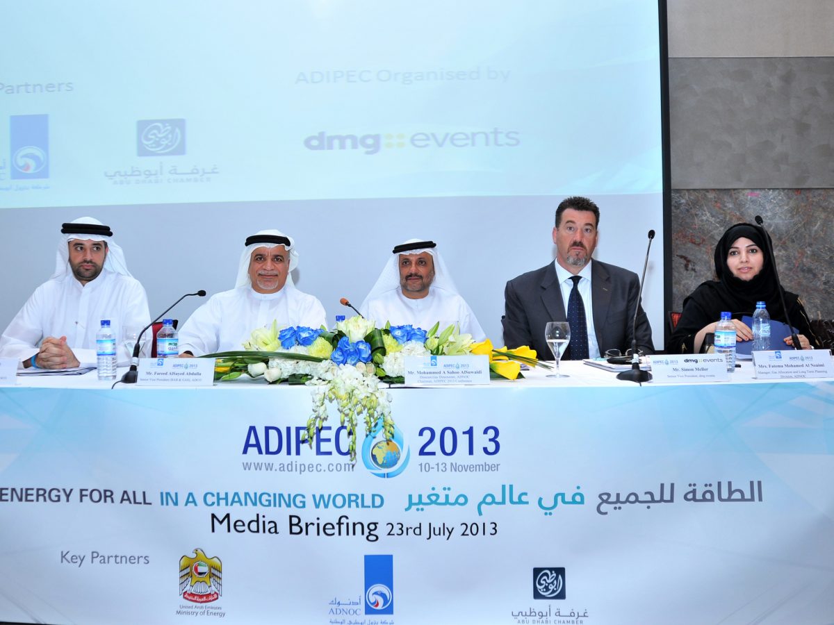 ADIPEC 2013 - 'Energy for all in a changing world'