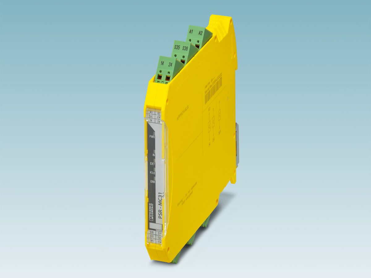 Phoenix Contact releases new safety relay with solid state outputs