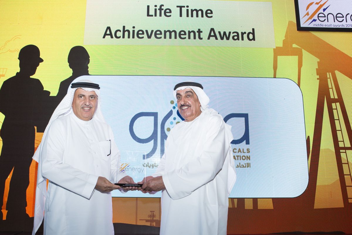 ENOC Group CEO Saif Humaid Al Falasi honoured with inaugural Lifetime Achievement Award at Middle East Energy Awards