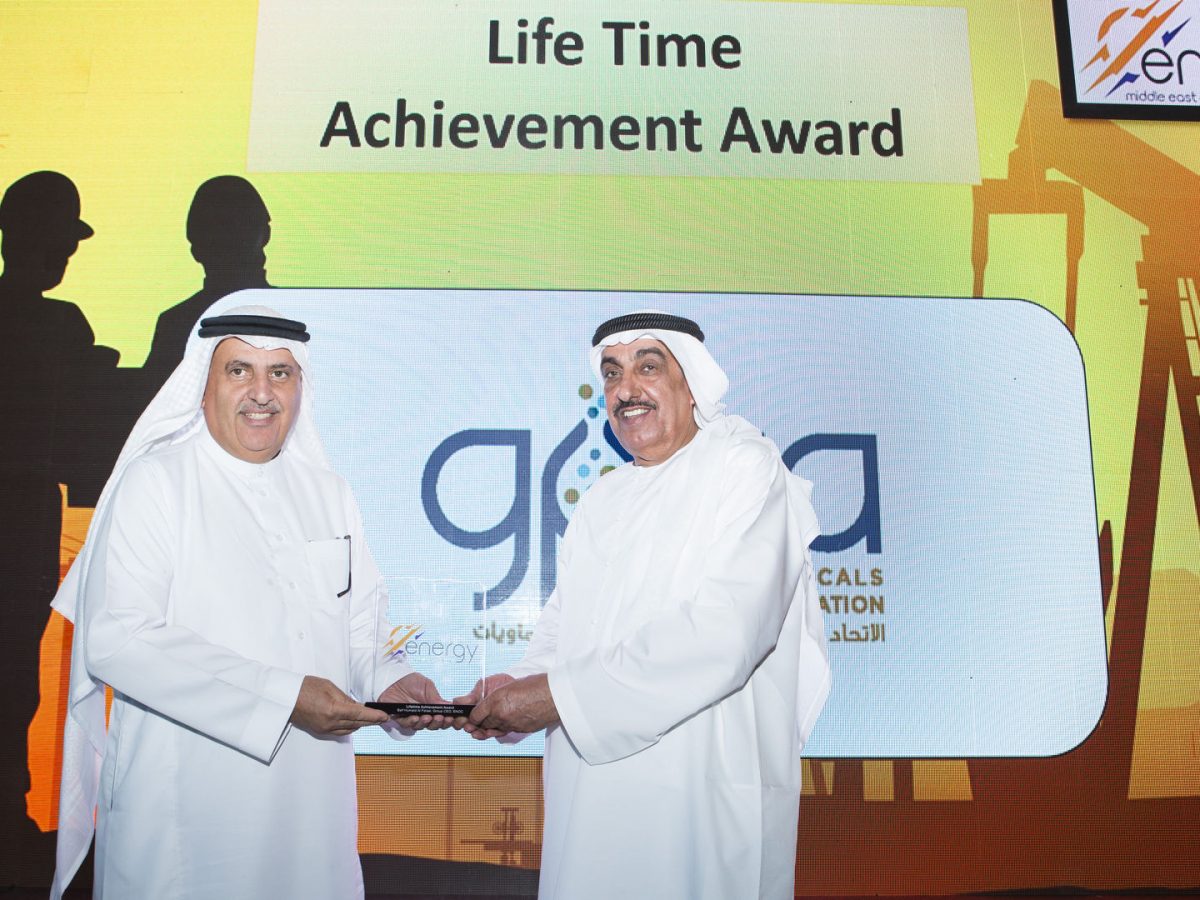 ENOC Group CEO Saif Humaid Al Falasi honoured with inaugural Lifetime Achievement Award at Middle East Energy Awards