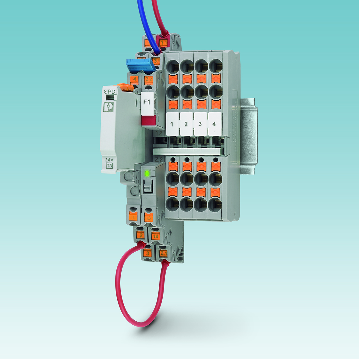 Narrow surge protection for I/Os and controllers