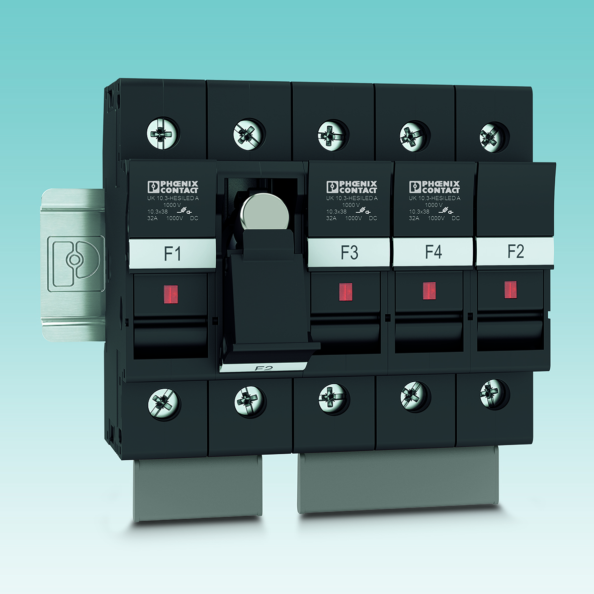 Fuse terminal blocks up to 1000 V