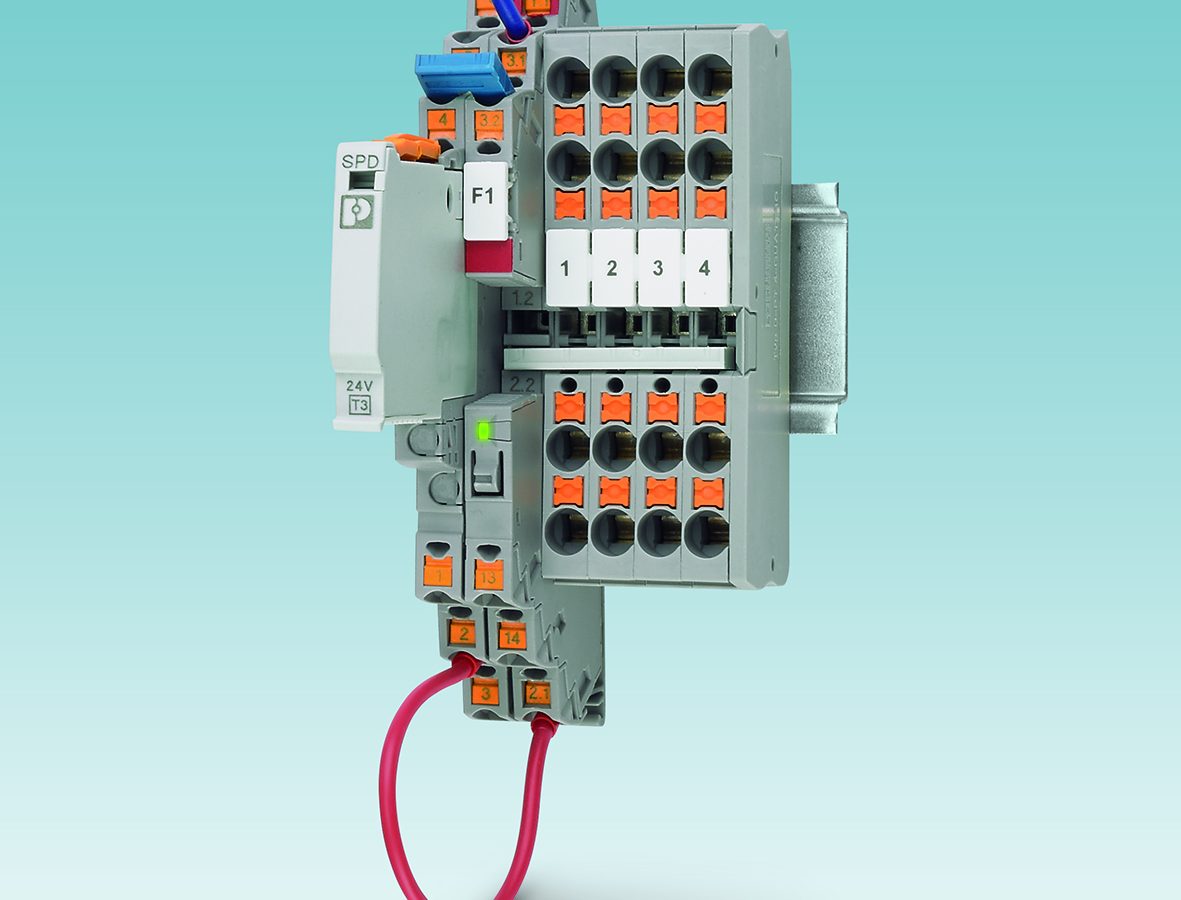 Narrow surge protection for I/Os and controllers