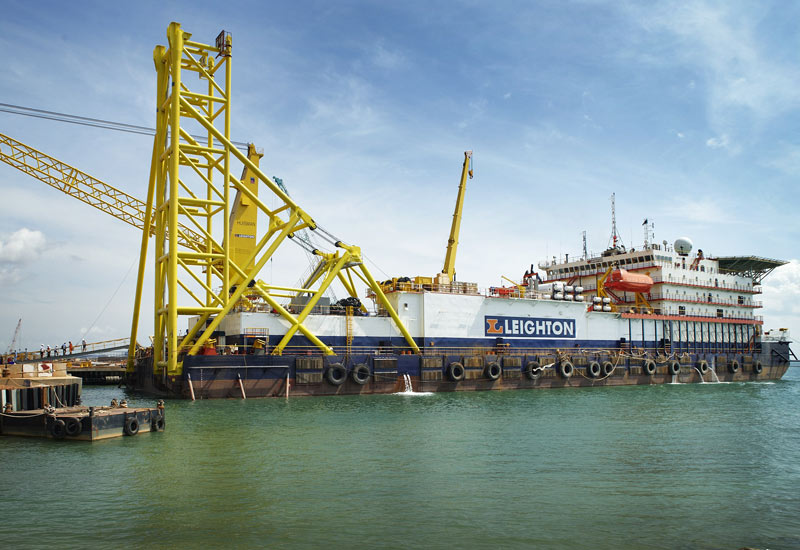 Leighton unveils offshore construction vessel