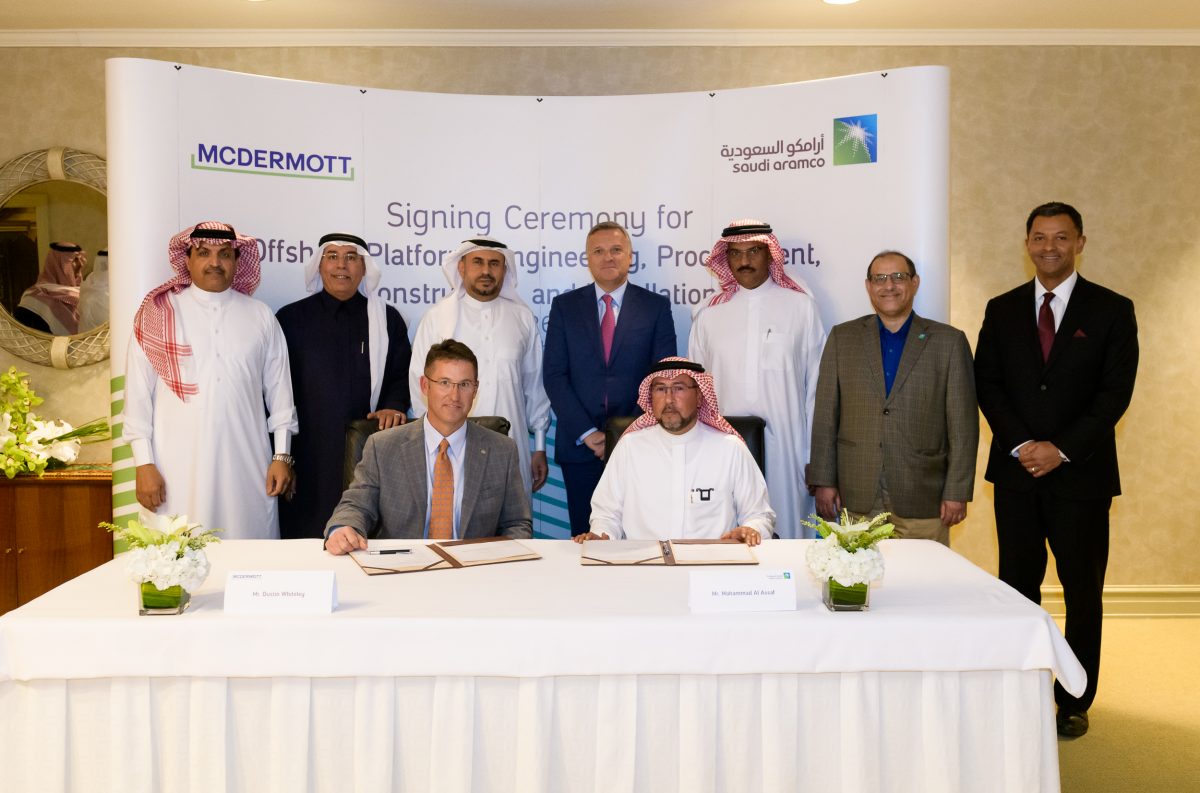 McDermott signs agreement with Saudi Aramco to create Saudi EPCI facility