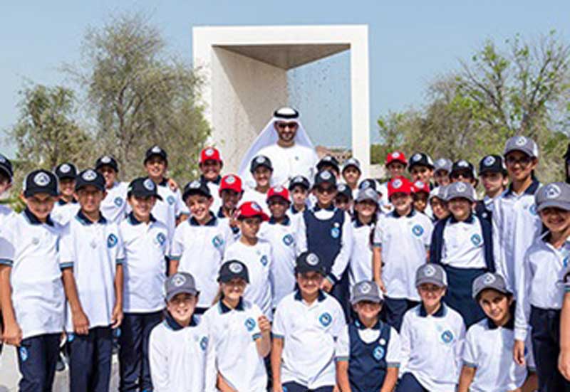 ADNOC Group CEO, ADNOC Schools students visit the Founder’s Memorial