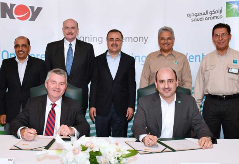 Aramco, NOV ink JV agreement to make drilling rigs, advanced equipment