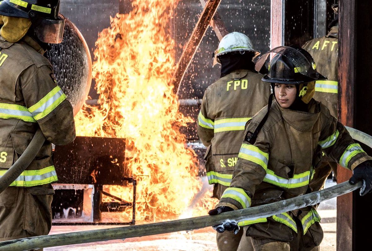 Two Saudi Aramco engineers are the KSA's first certified female firefighters