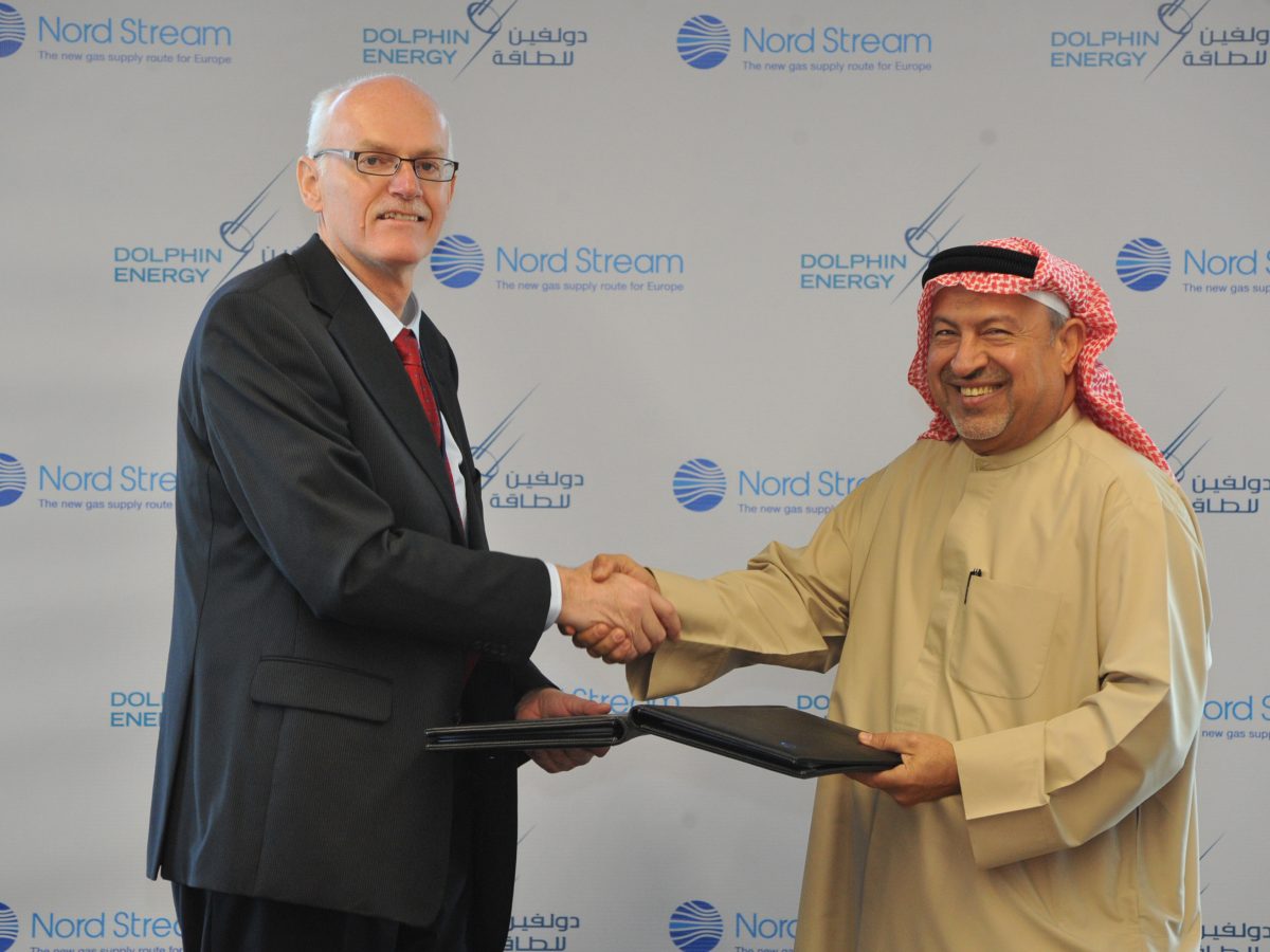 Dolphin Energy signs MOU with Nord Stream AG