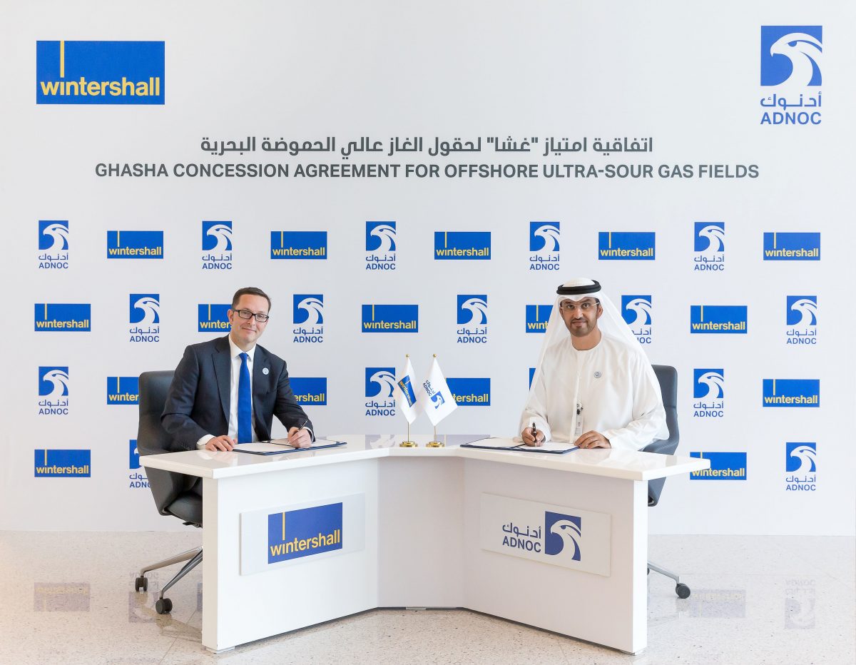 ADNOC Adds Germany’s Wintershall to the Ghasha Ultra-Sour Gas Concession